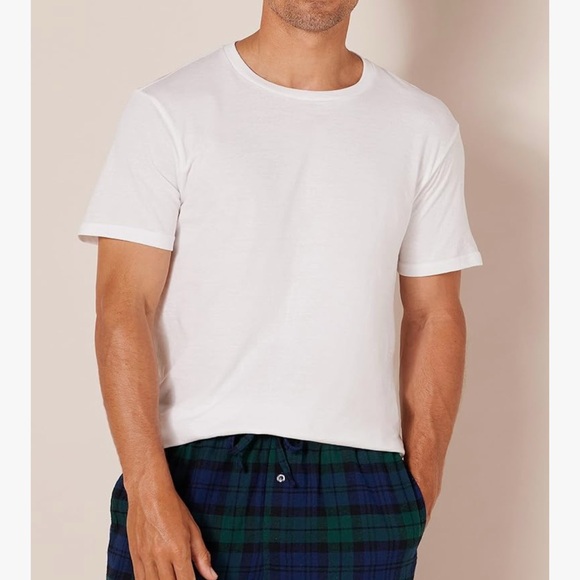 Amazon Essentials White Classic Undershirt 6 Pack - Picture 3 of 5